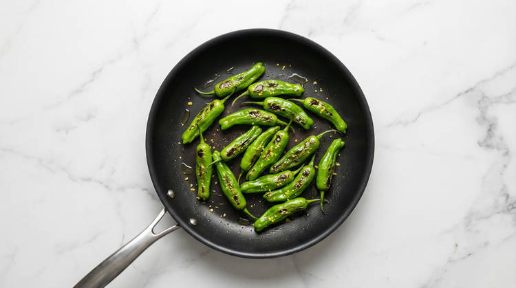 Blister Shishito Peppers