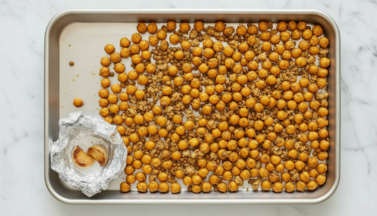 Roast Chickpeas & Lentils