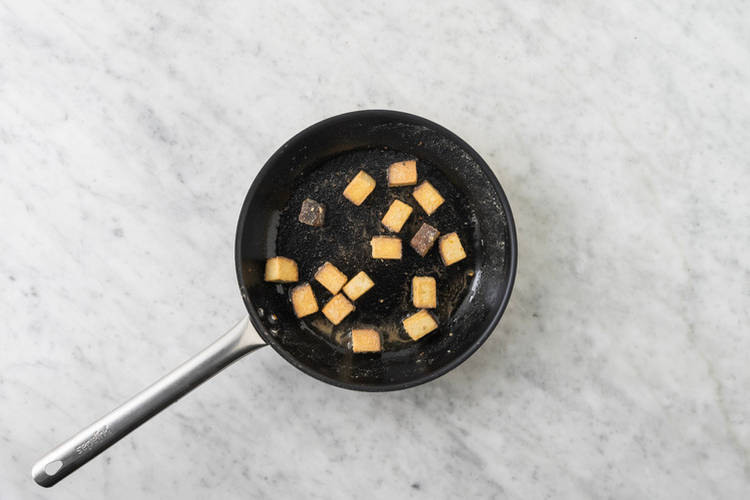 Cook the tofu
