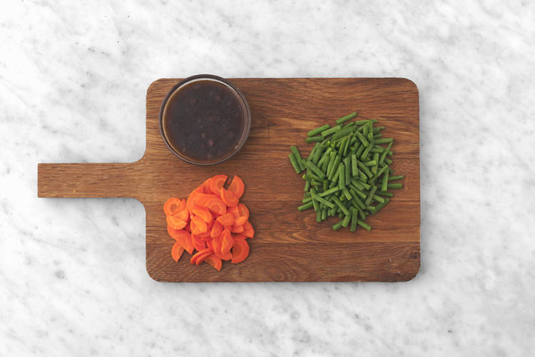 Get prepped & cook noodles