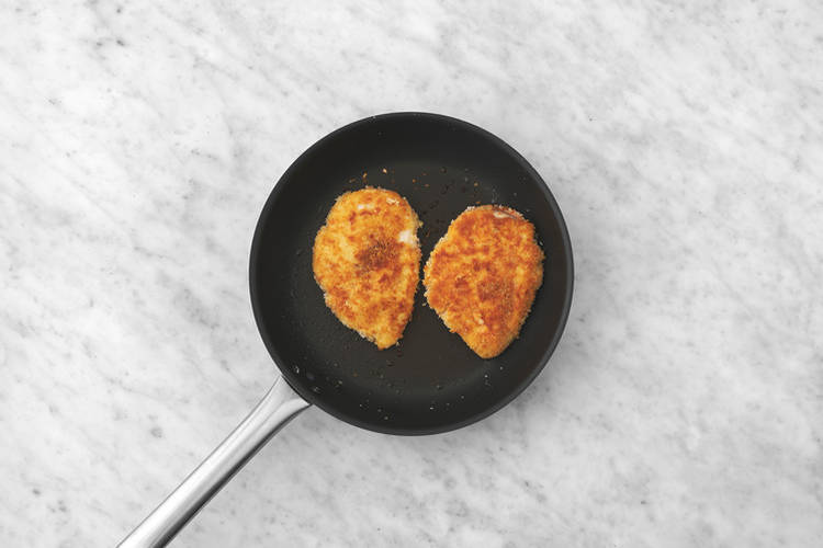 Cook the chicken & bacon