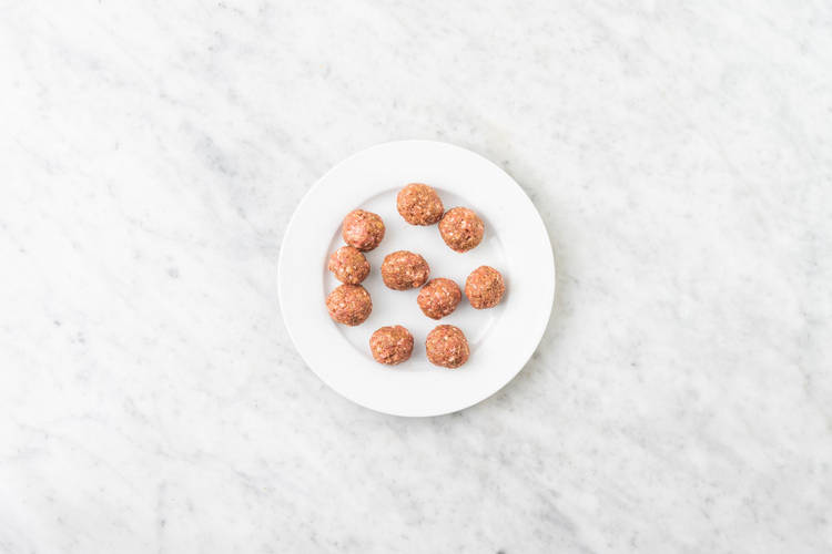 Make the meatballs