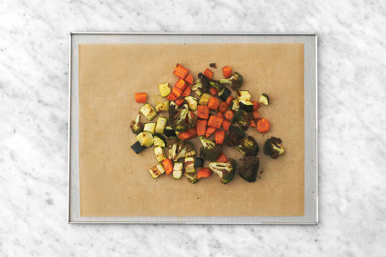 Roast the veggies
