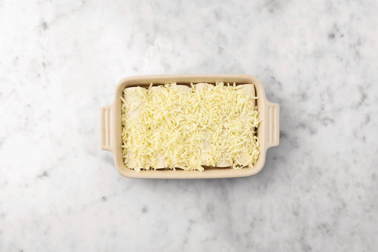 Grill the enchiladas