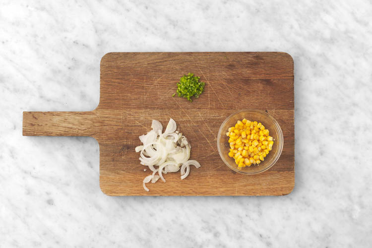 Forbered grønnsaker