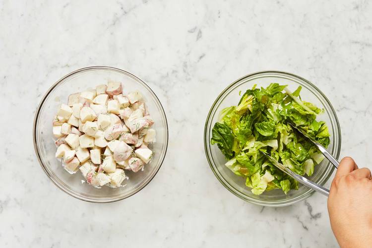 Toast Bread & Make Salads