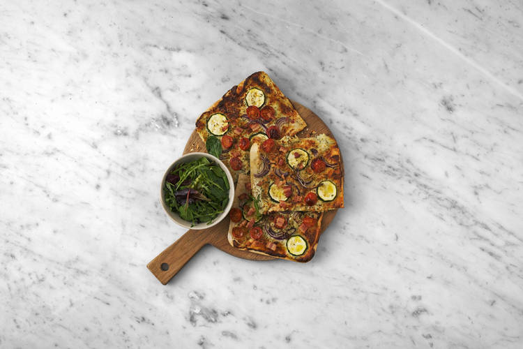 Bacon braten & Anrichten