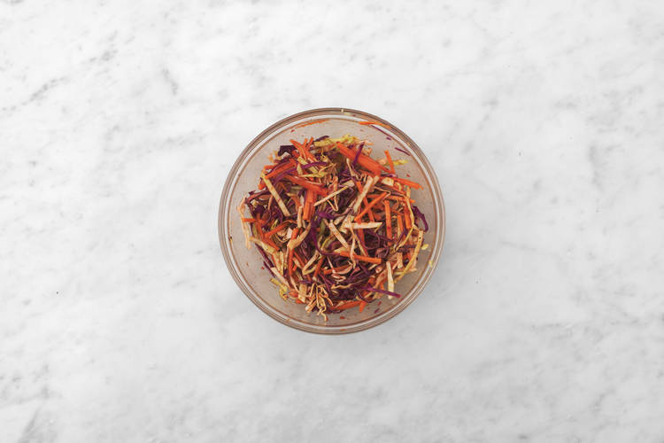 Make your Kimchi Style Slaw