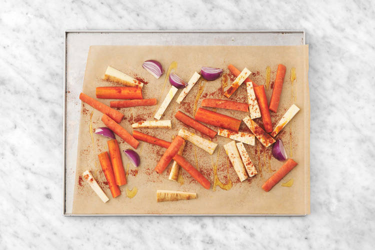 Ugnsrosta grönsaker