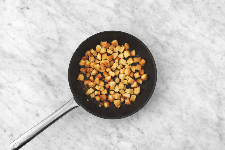 Petits croûtons, grand effet