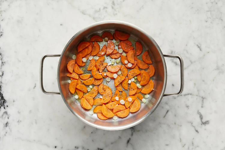 Prep and start lentils