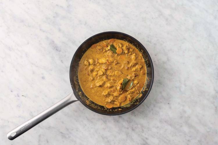 Make the korma curry