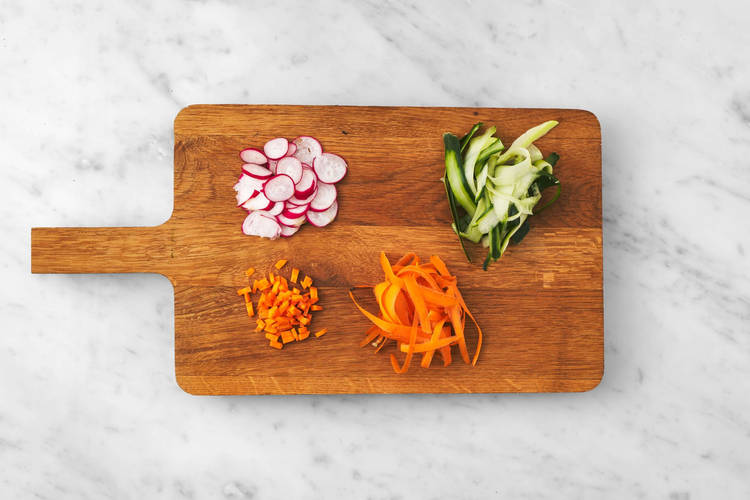 Forbered grøntsager