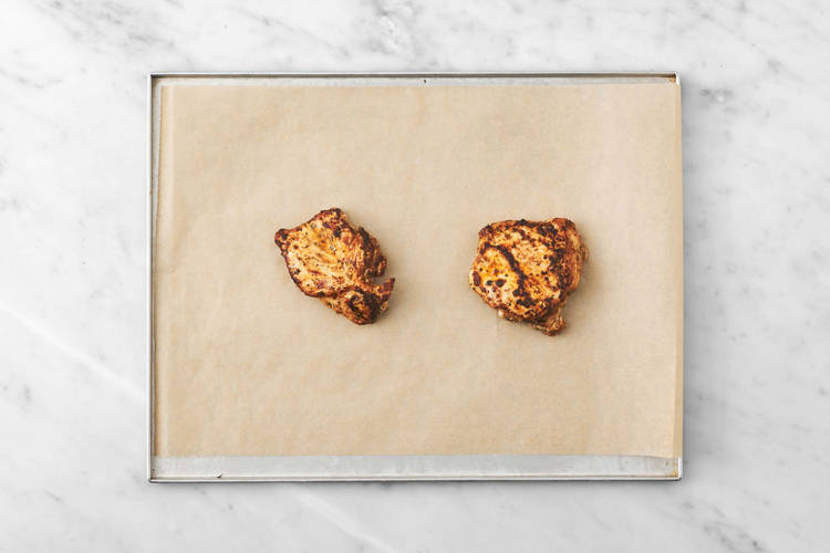 Sear and roast chicken