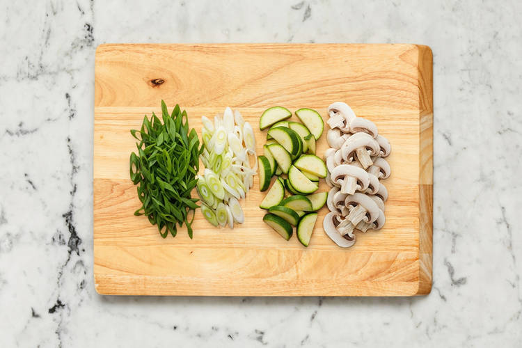 Cook rice and finish prep