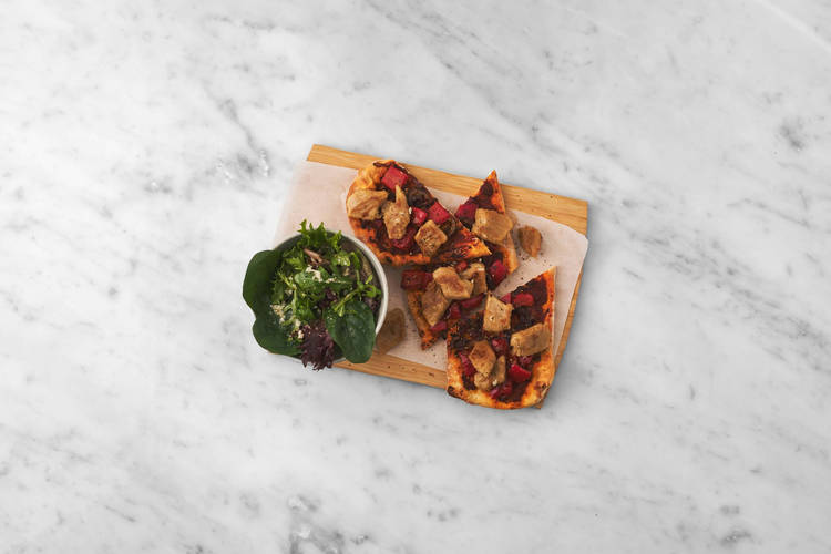 Schawarma anbraten & Anrichten