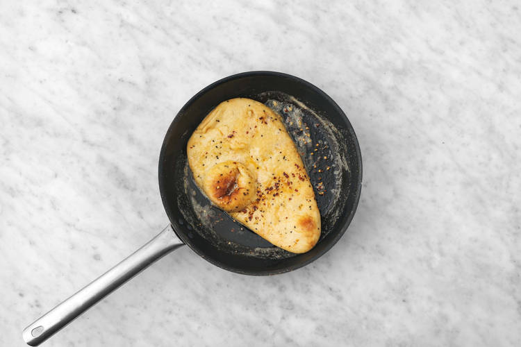 Naanbrot braten
