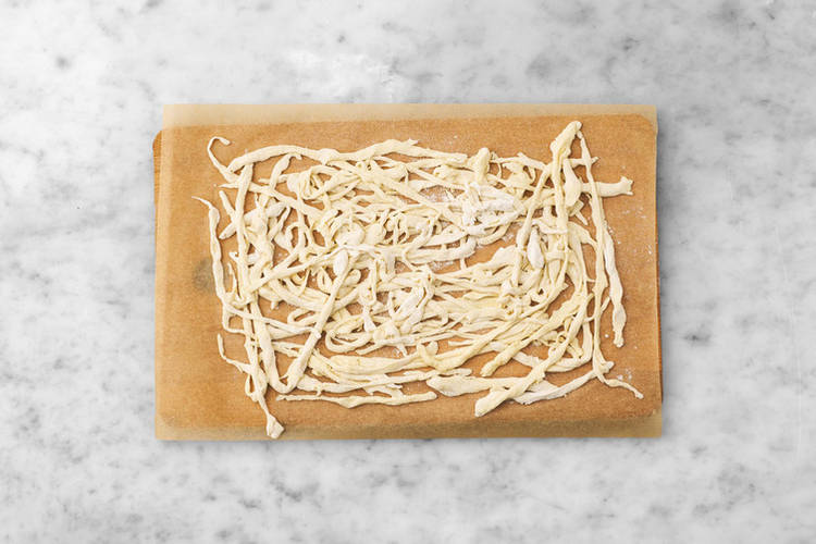 Scherennudeln kochen