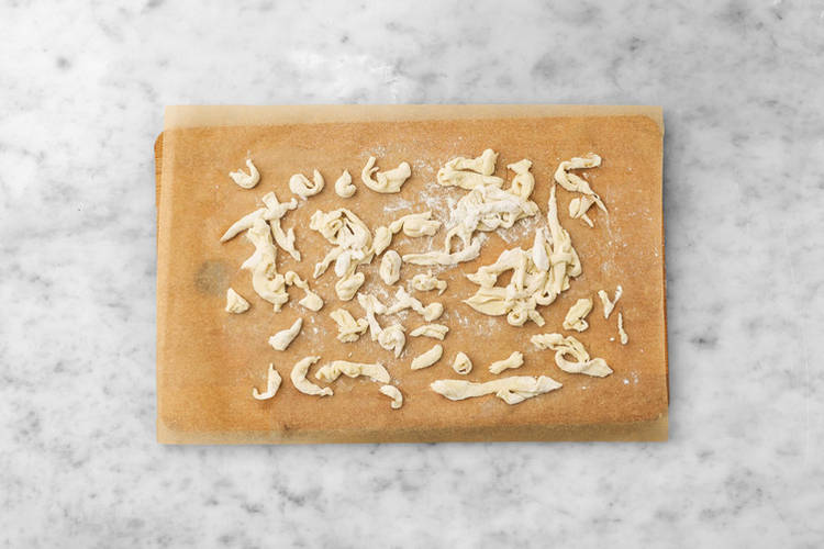 Scherennudeln kochen