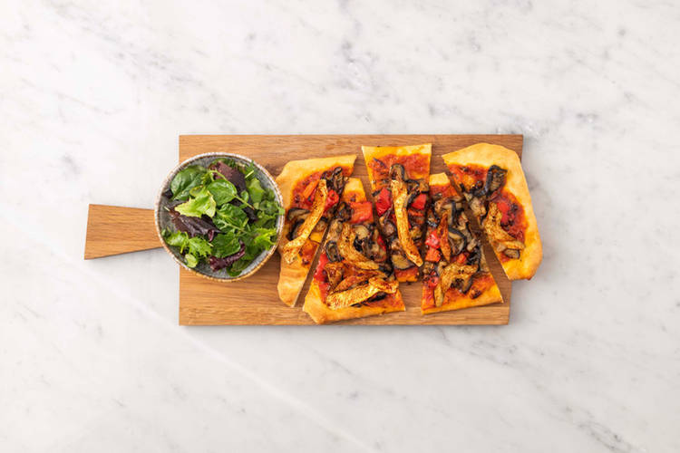 Hähnchen anbraten & Anrichten