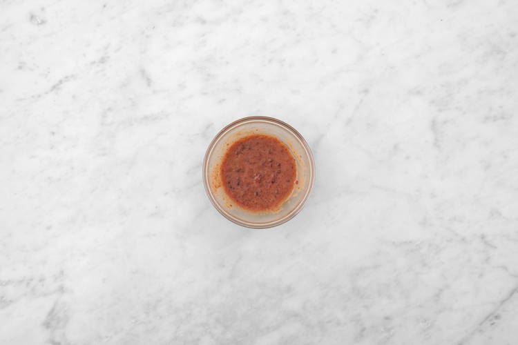 Dressing vorbereiten