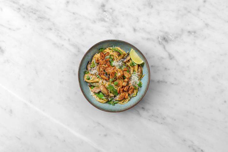 Vegane Filetstücke anbraten