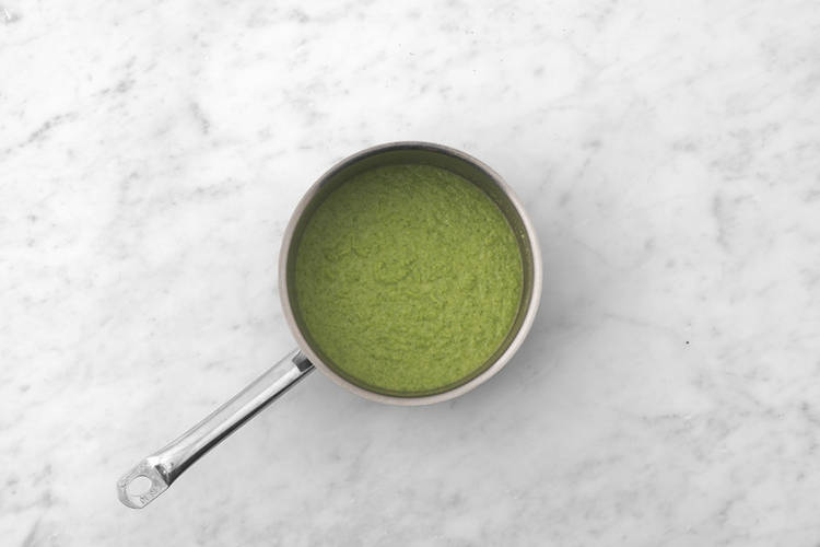 Preparare la crema di broccolo