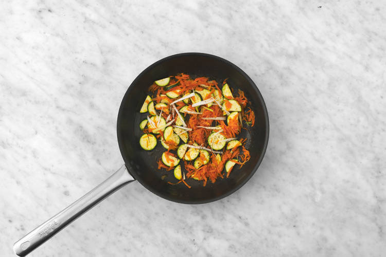 Verduras al fuego