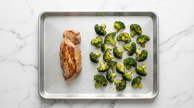 Roast Pork & Broccoli