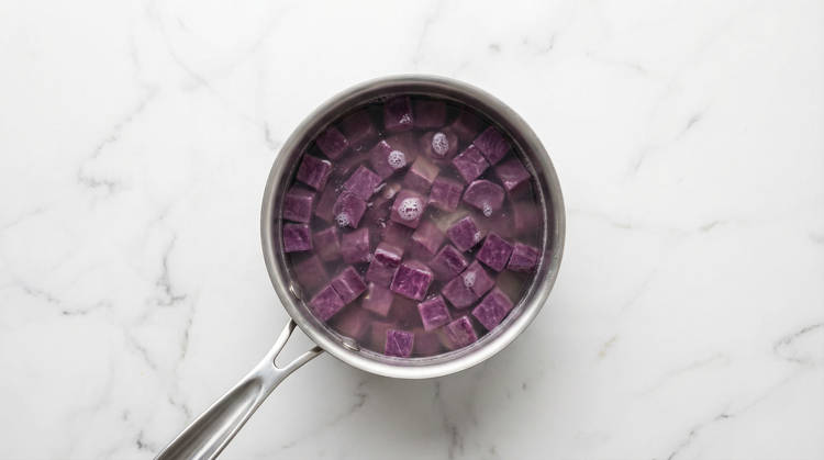 Start Prep & Cook Sweet Potatoes