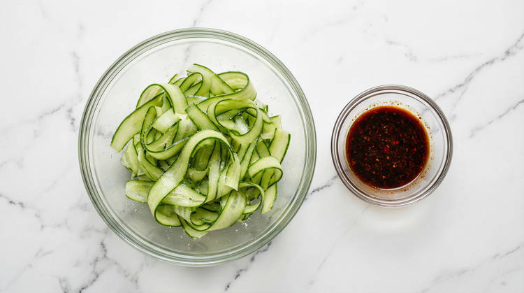 Toss Cukes & Make Glaze