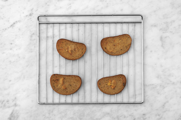 Bake the garlic bread