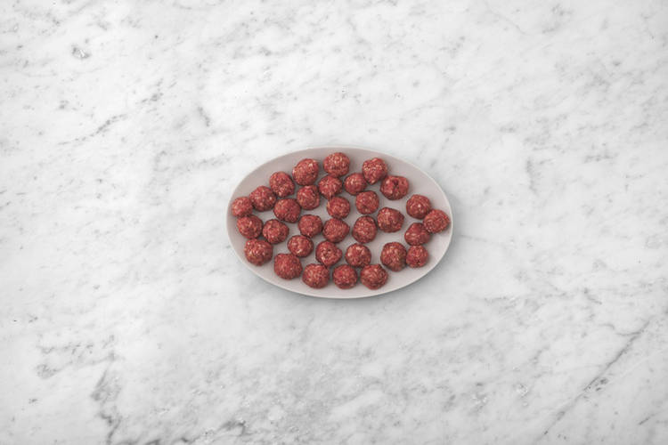 Prep the meatballs