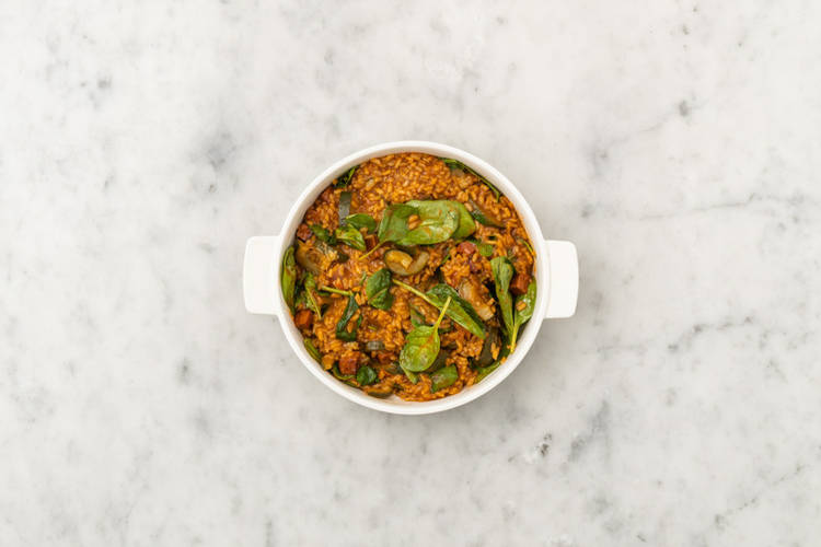 Finish the risotto