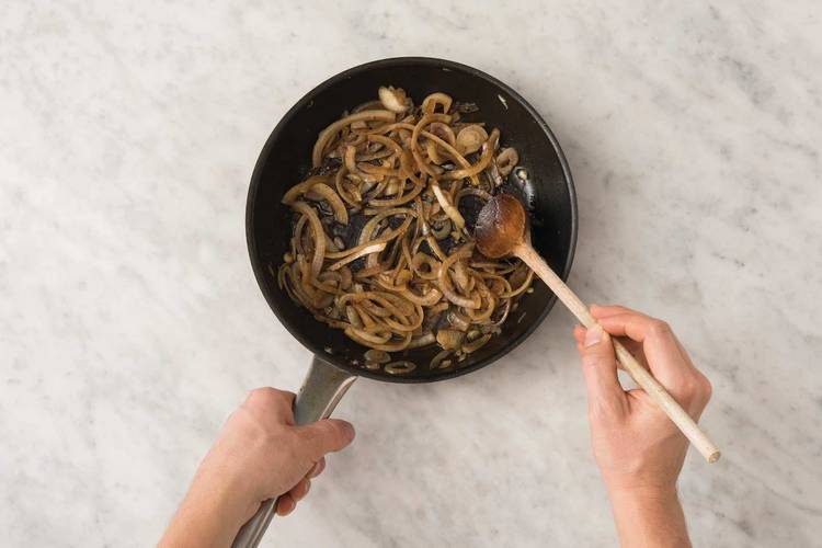 Caramelise the onion