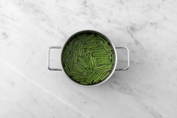 Bohnen garen