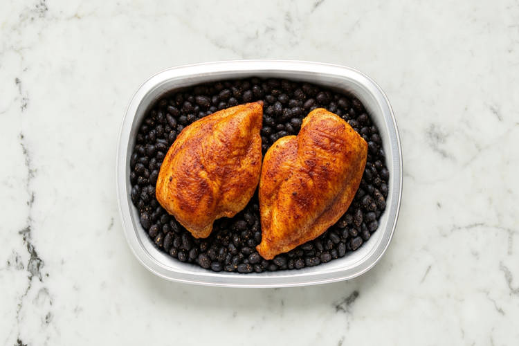 Roast Chicken & Beans