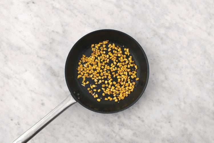 Cook the corn & cauli-broccoli rice 