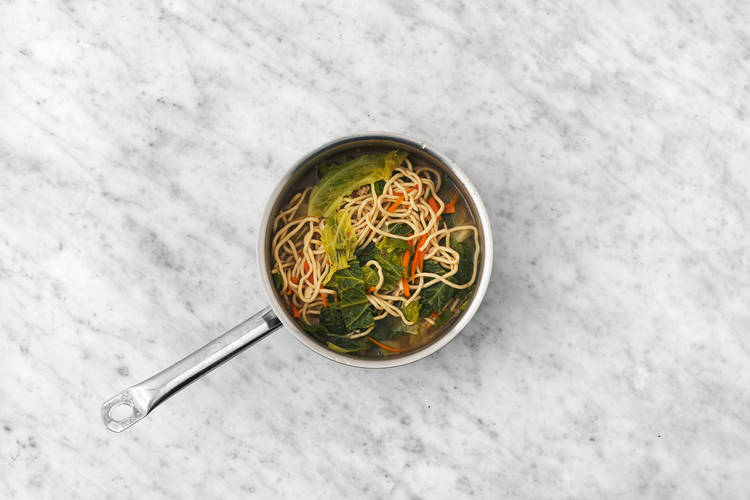 Make the noodle soup
