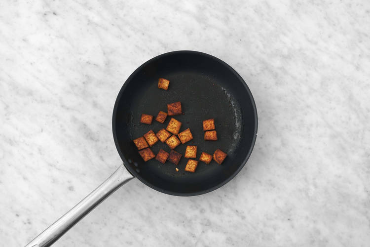 Il tofu diventa dorato