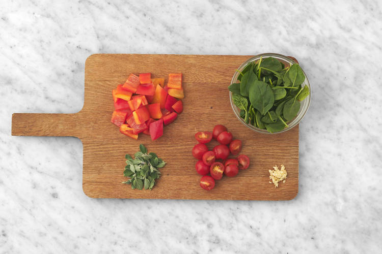 Förbered grönsaker