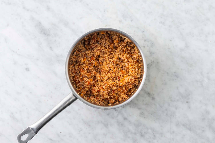 Blanda grönsaker och bulgur