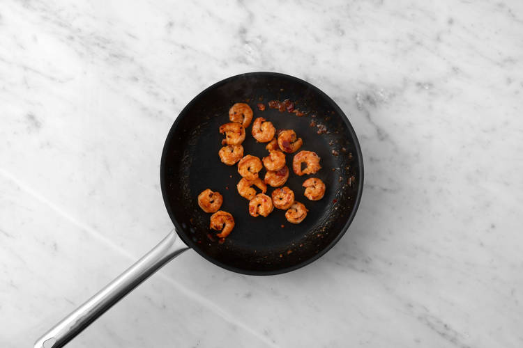 Préparer et cuire les crevettes