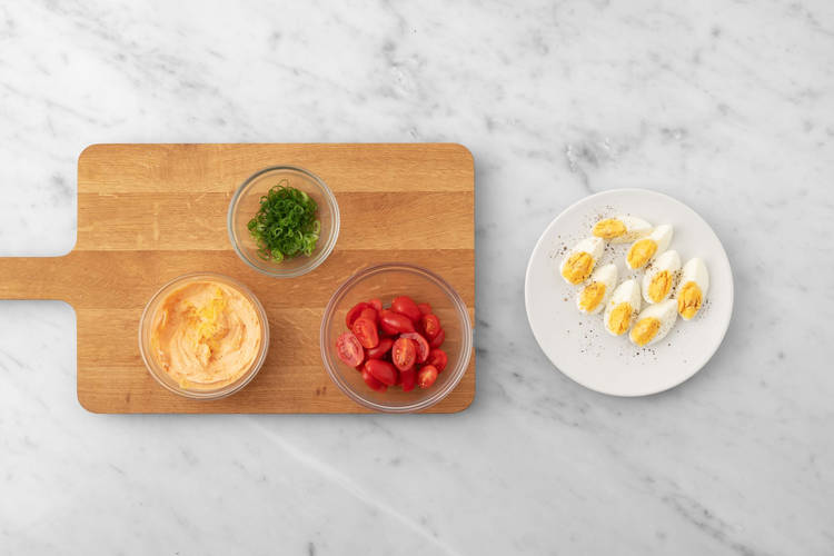 Prep and cook chicken