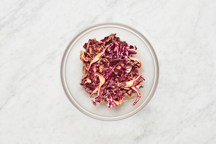 Préparer la salade de chou