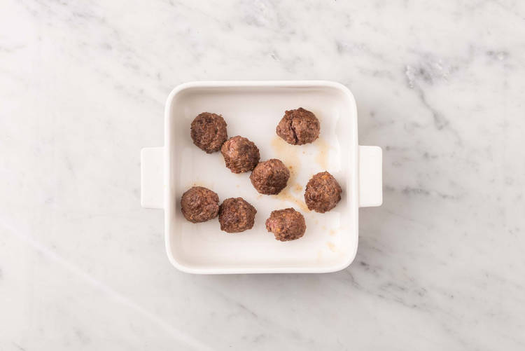 Roast Beyond Meat® meatballs