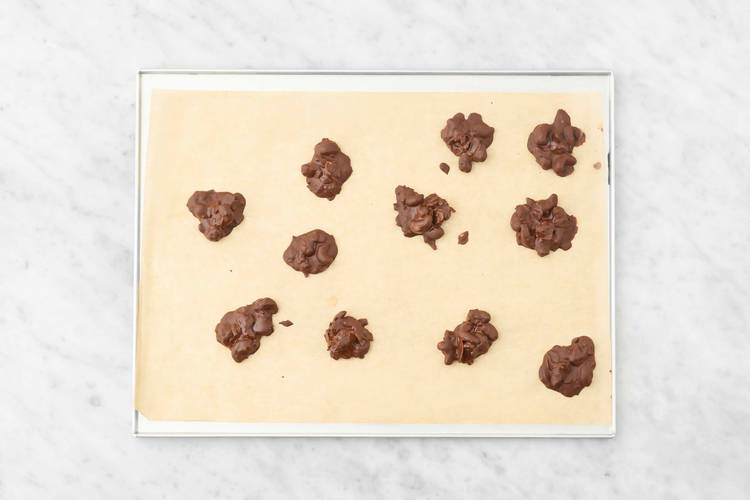 Make Chocolate Nut Clusters