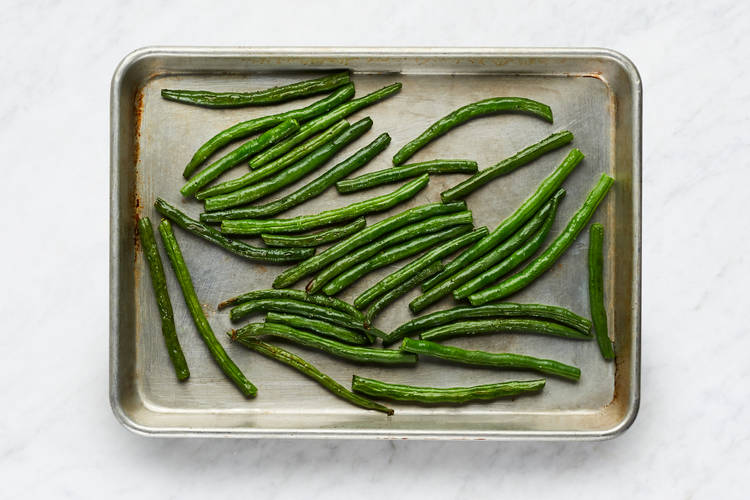 Finish Prep & Roast Green Beans