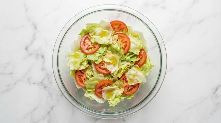 Make Salad & Warm Pitas