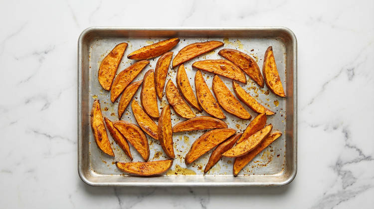 Start Prep & Roast Sweet Potatoes